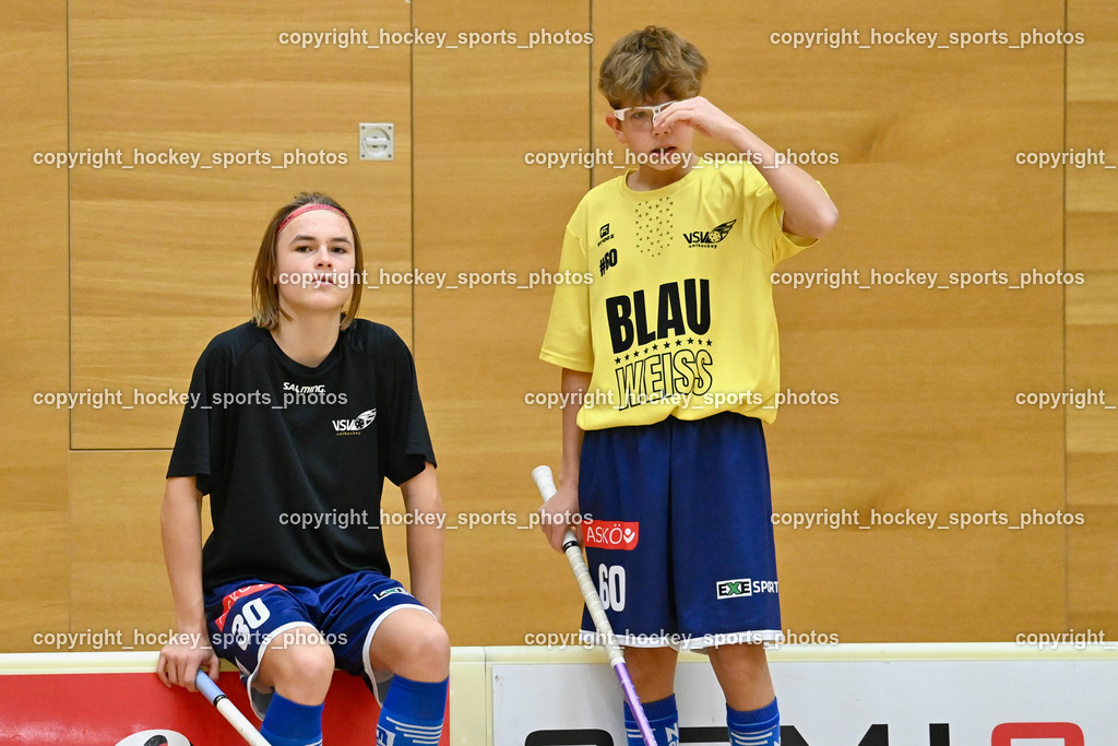 VSV Unihockey vs. IC Graz 17.12.2022 | #30 Florian Achernig, #60 Elias Kronig