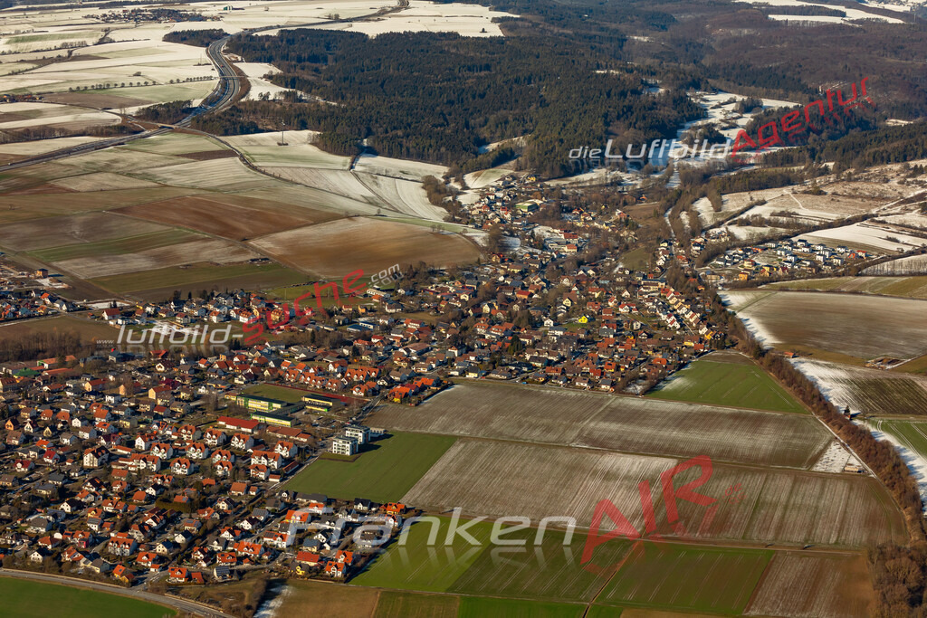 aktuelles Luftbild von Oberlauter Lautertal  - Luftaufnahme wurde 2019 von https://frankenair.de mittels Flugzeug (keine Drohne) erstellt.