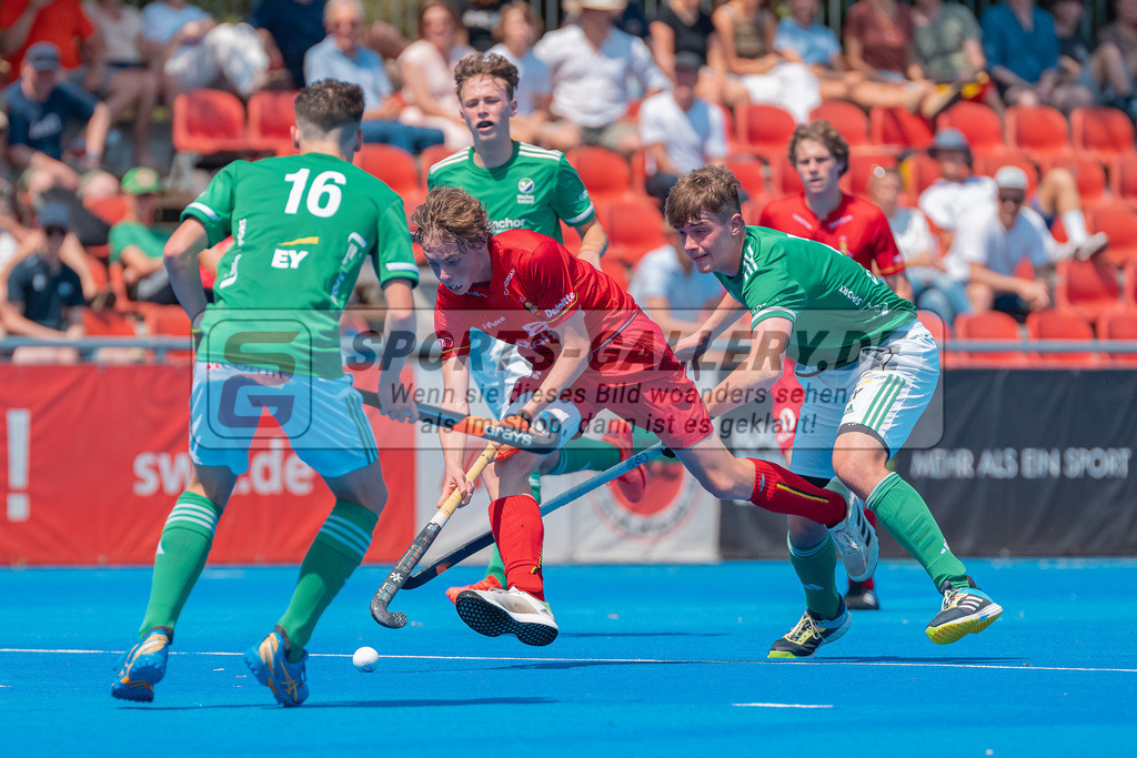 HK_20230709_100137 | Euro Hockey MU18 Belgium - Ireland Championship Girls &amp; Boys am 9.7.2023 CHTC , Krefeld ,