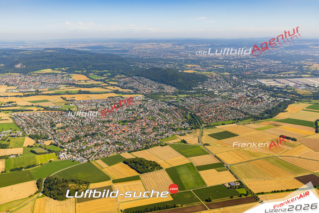 Großenritte Baunatal Bild- Das Luftbild wurde 2025 vom UL-Flugzeug heraus erstellt ( keine Drohne bzw. Drohnenaufnahme ) - Hochauflösende Luftaufnahme -Nicht vergleichbar mit Google Maps oder Satelittenbilder- Die Geschenkidee !Mit Lizenz und Bildrechte bestellbar - CC