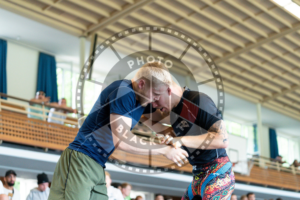 20240608PBB02449 | Fighters compete during the ILLCS VII summer edition luta livre competition in Hannover, Germany, on June 8, 2024.