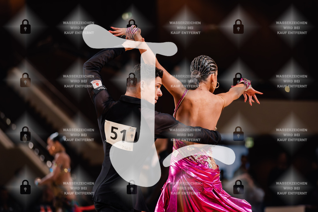 Goldstadtpokal 2025 - WDSF World Open Latin 9th (51) Vladyslav Tsykhanovskyi _ Veronika Tsikhanovska (Schwar Weiß Club Pforzheim)-2025-01-25-5483 | Webshop for digital downloads and prints of dance sport, event & show photographer Julian Link - Realisiert mit Pictrs.com