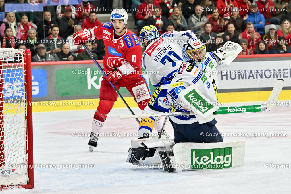 EC KAC vs. EC IDM Wärmepumpen VSV 5.11.2023 | #1 Lamoureux Jean, #71 Viveiros Layne, #11 Haudum Lukas