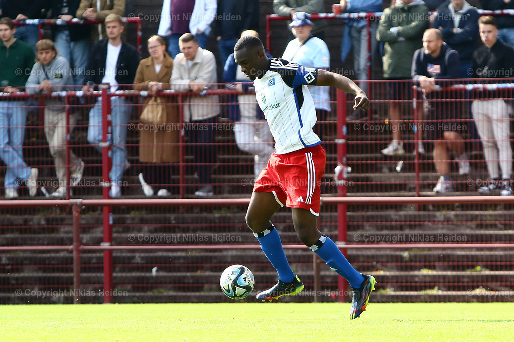 NH_HamburgerSVU21_EimsbuettelerTV_RegionalligaNord_23092023 | #3 Dennis Duah (Hamburger SV U21)