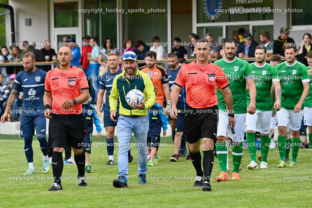 SV Malta vs. SV Rapid Feffernitz 3.6.2023 | Avdic Edin, Muharemovic Hasan, Referees, #4 Markus MikI