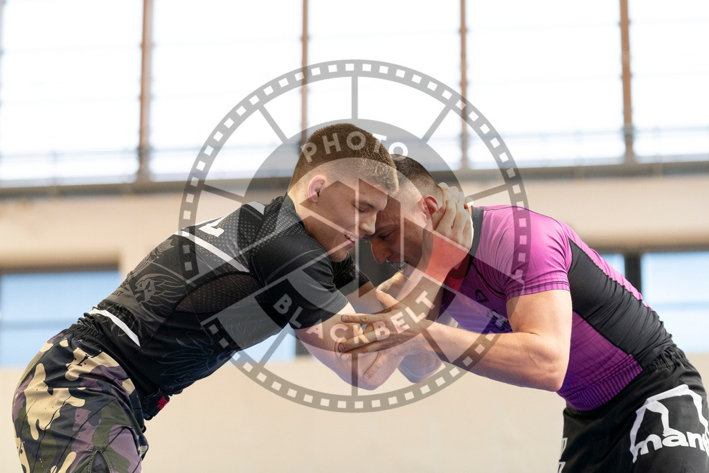 20240316PBB0843 | Athletes compete during the ADCC Eastern European Open grappling Competition in Poznan, Poland, on March 16, 2024.