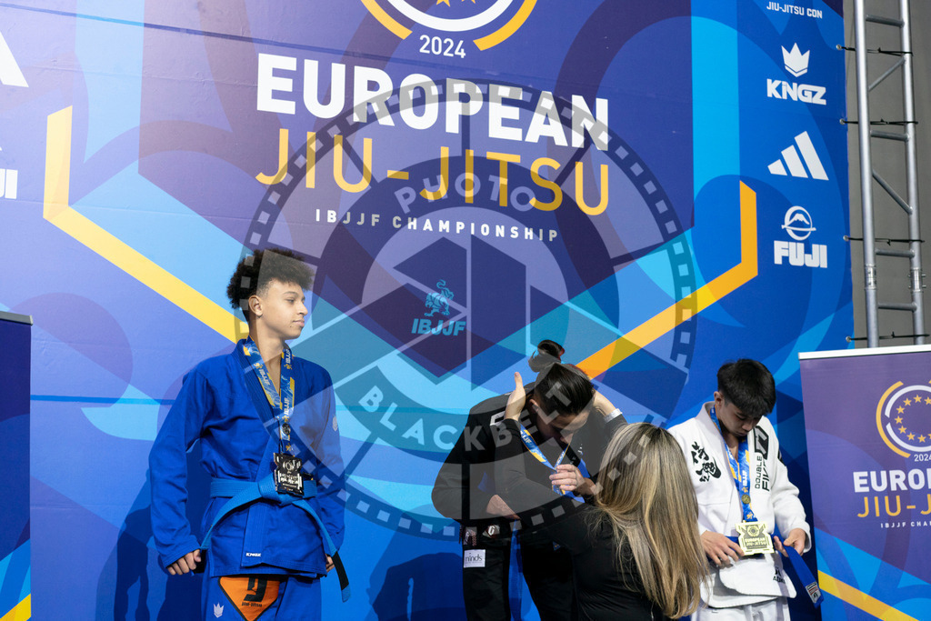 20240119PBB2317 | Fighters compete during the IBJJF European Championship in Paris, France, on January 19, 2024.