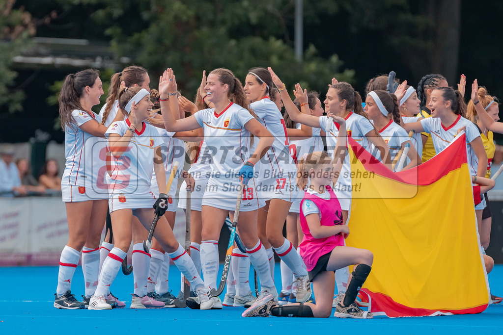 HK_20230715_102645 | Euro Hockey WU18 SF2 Spain vs Germany Championship Girls &amp; Boys am 15.7.2023 CHTC , Krefeld ,