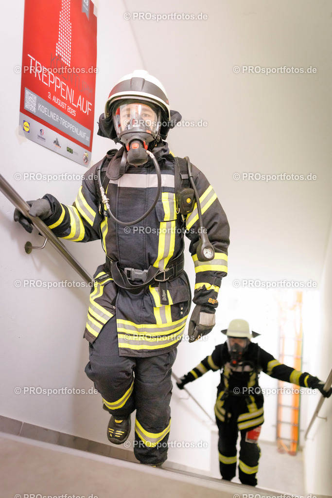 KölnTurm Treppenlauf; Köln, 03.08.2025 | Impressionen vom KölnTurm Treppenlauf am 03.08.2025 in Köln (Nordrhein-Westfalen). 