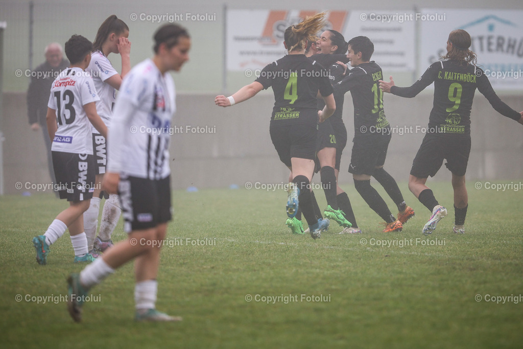 A-BINDER_20240601_0047 | St.Stefan,AUSTRIA,01.June.24 - SOCCER - Zaunergroup OOE Ladies Cuo, LASK vs FCPS. Image shows the rejoicing of Kematen . Keywords: goal.Photo: Sportmediapics.com/ Manfred Binder