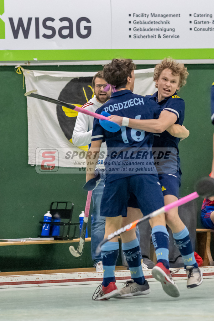 SFE_20230304_0017 | Deutsche Meisterschaft Männliche U16 Halle 2023 am 04.03.2023 in Köln (KTHC Stadion Rot-Weiss Köln Tennis and Hockey Club), Photo: Stephan Fehrmann 2022 (Sports-Gallery)