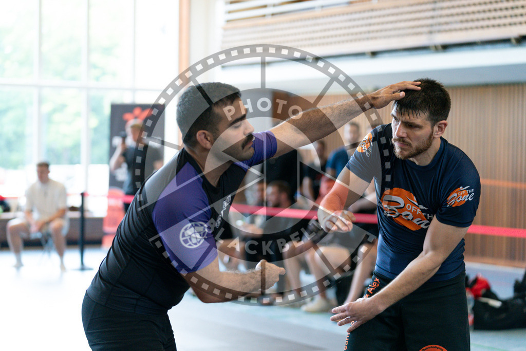 20240608PBB01391 | Fighters compete during the ILLCS VII summer edition luna livre competition in Hannover, Germany, on June 8, 2024.