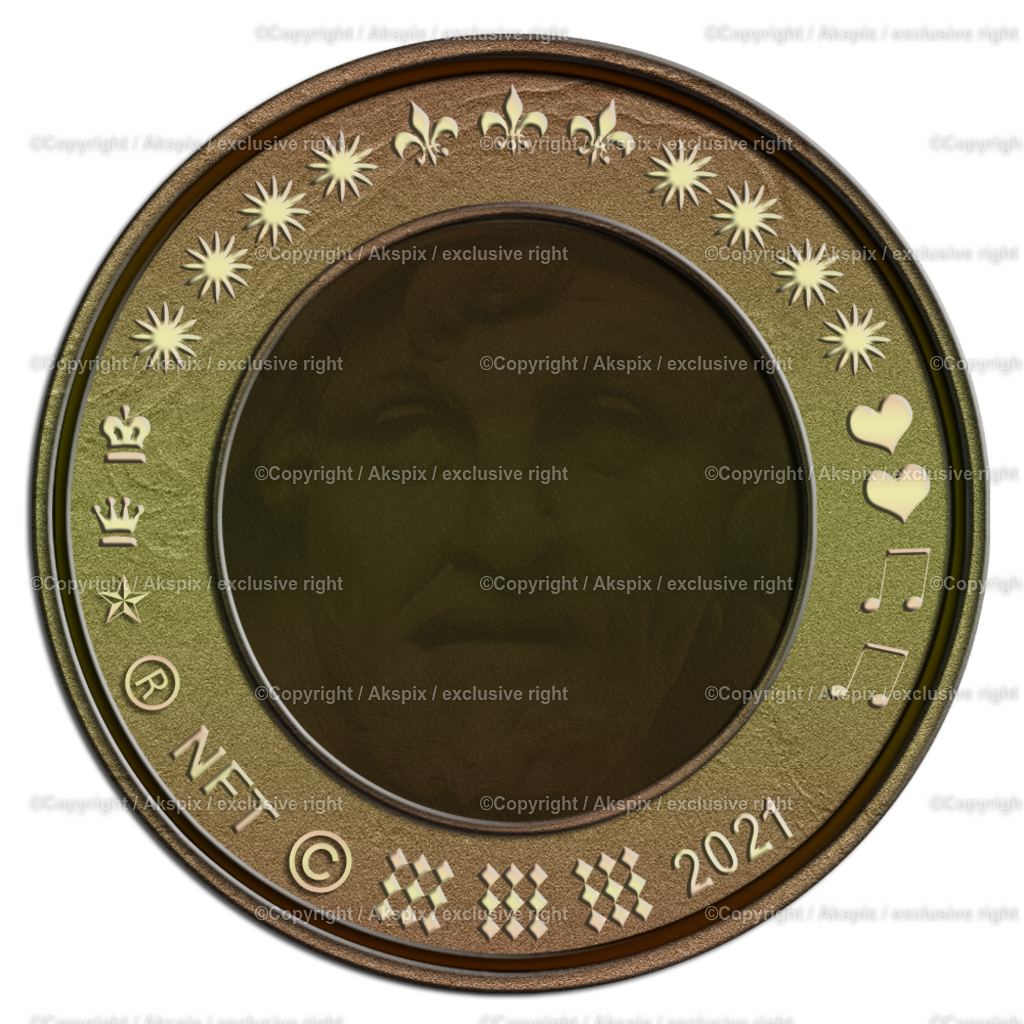 NFTs_Coin-Statu-Am-Roemer-2021 | Die Bildagentur Akspix ist eine Online-Bildagentur und bietet professionelles und kreatives Bildmaterial Royalty free und Rights Managed. Bildarchiv Akspix bietet eine große Auswahl an kreativen und klassischen Motiven.Frankfurt Fotograf, Fotoshooting