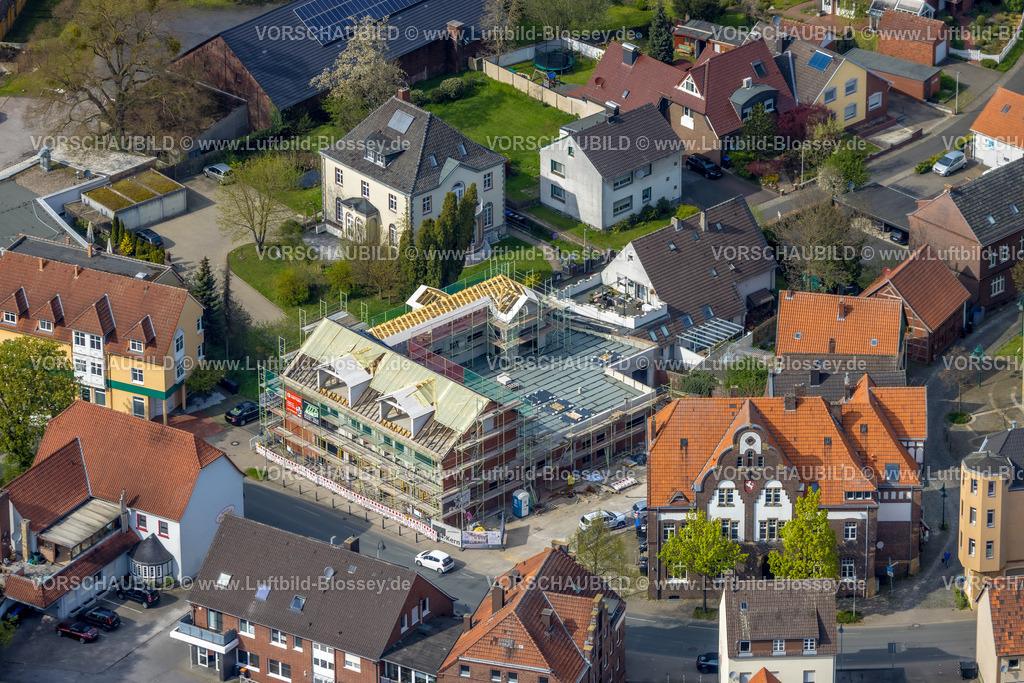 Hamm230405013 | Luftbild, Baustelle und Renovierung Wohnhaus an der Reginenstraße Ecke Auf dem Tigge, Stadtbezirk Rhynern, Hamm, Ruhrgebiet, Nordrhein-Westfalen, Deutschland