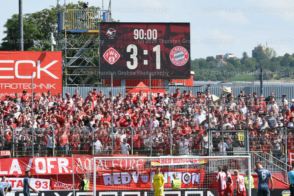 3. Football - League Wuerzburg vs. Bayern II | 3. Football - League Wuerzburg vs. Bayern II, Wuerzburger Kickers vs. Bayern Muenchen II on 20.07.2019 in the Flyeralarm ARENA in Wuerzburg, (Germany)



DFL REGULATIONS PROHIBIT ANY USE OF PHOTOGRAPHS as IMAGE SEQUENCES and/or QUASI-VIDEO. - Realisiert mit Pictrs.com