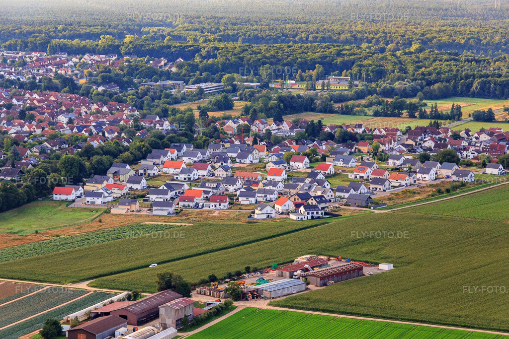 Luftbild: NBF K2 von Nordwesten in Kandel im Bundesland Rheinland-Pfalz in Deutschland. Foto: IMG_149461.jpg vom 09.08.2025 durch Werner Riehm/FLY-FOTO.de
