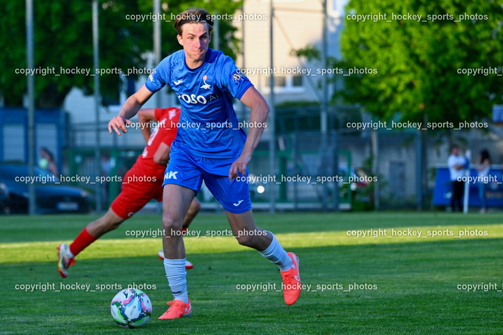 SAK vs. SC ST. Veit | #5 Jakob Geister SAK, SAK vs. SC ST. Veit, SAK vs. SC ST. Veit am 30.04.2025 in Klagenfurt (Sportpark Welzenegg), Austria, (Photo by Bernd Stefan)