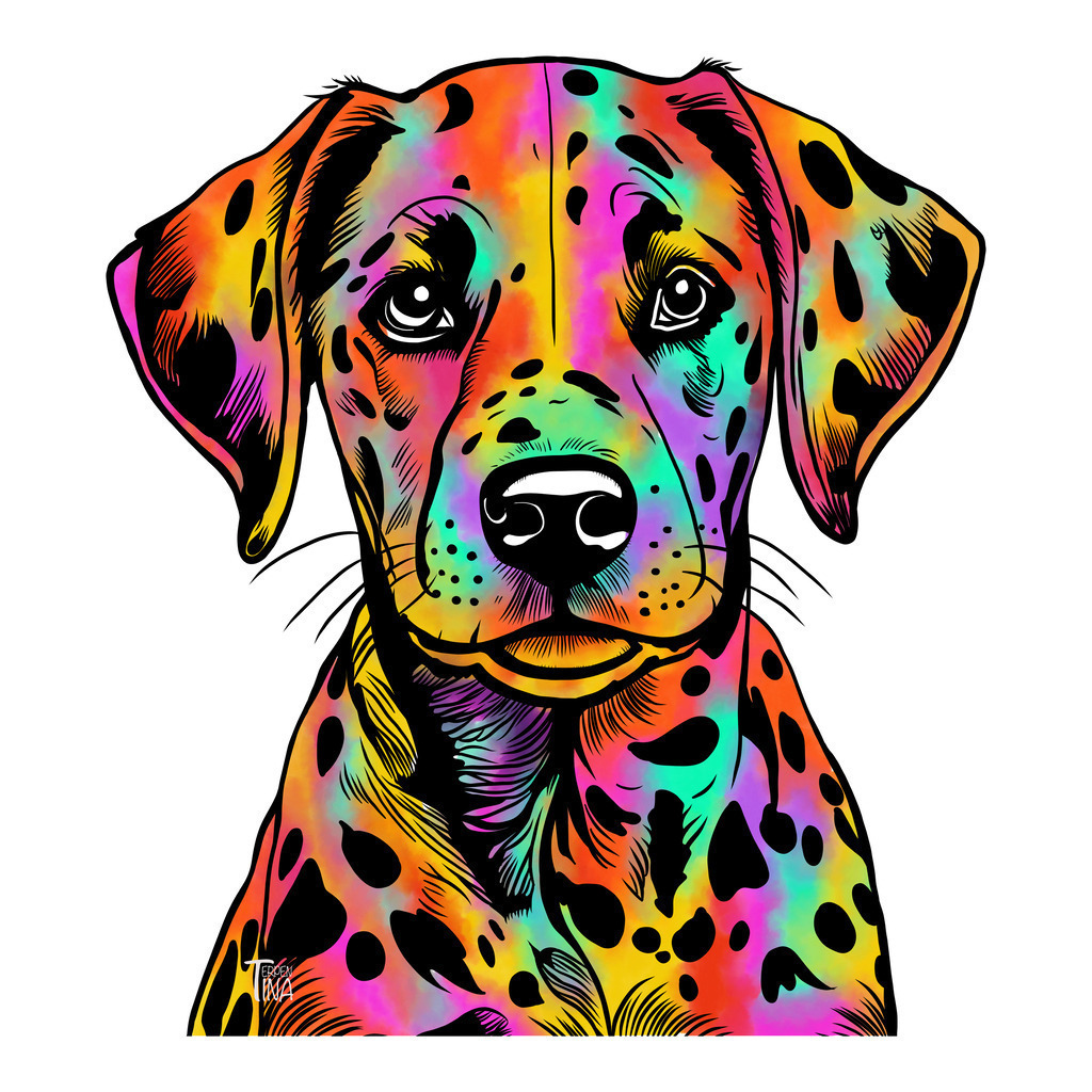 Dalmatiner | Illustrationen, digitalpainting, animals, dogs, hunde, art, Kunst, Illustrationsart, Bielefeld, Germany - Realisiert mit Pictrs.com