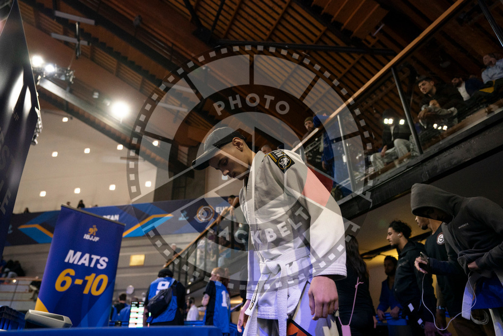 20240119PBB0457 | Fighters compete during the IBJJF European Championship in Paris, France, on January 19, 2024.