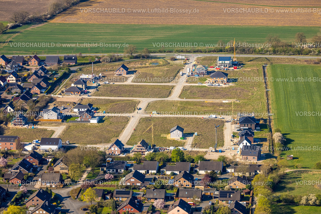 Nordkirchen250401147 | Luftbild, Baustelle mit Neubau Wohngebiet Großer Kamp, Nordkirchen, Münsterland, Nordrhein-Westfalen, Deutschland