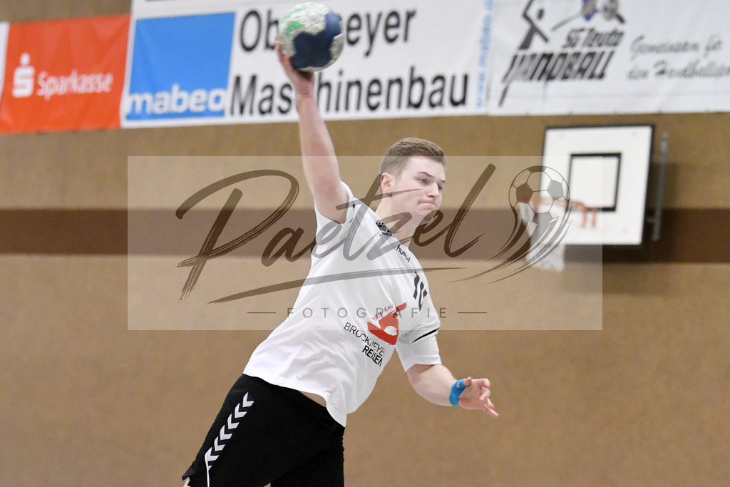 20200125_TEURWD_0032 | Handball, Herren:   beim Spiel der Landesklasse Süd zwischen SG Teuto Handball vs. RW Damme am 25.01.2020 in der Sporthalle-Gellenbeck in Hagen a.T.W., Deutschland.(Foto von Nico Paetzel) - Realisiert mit Pictrs.com