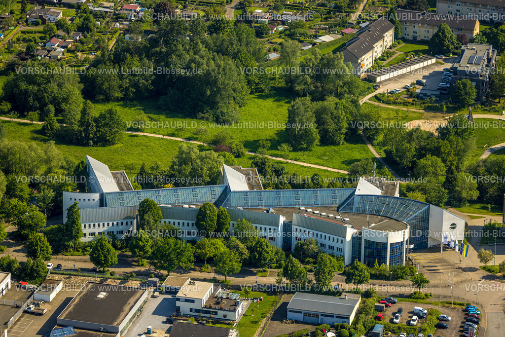 Witten240506924 | Luftbild, Universität Witten / Herdecke Gebäude mit Park, Annen, Witten, Ruhrgebiet, Nordrhein-Westfalen, Deutschland