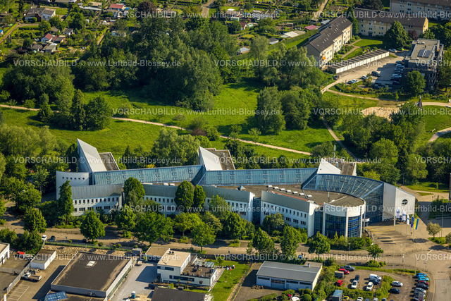 Witten240506924 | Luftbild, Universität Witten / Herdecke Gebäude mit Park, Annen, Witten, Ruhrgebiet, Nordrhein-Westfalen, Deutschland