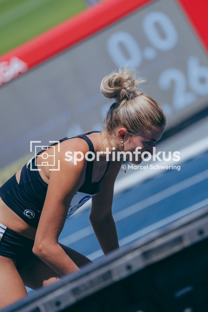 Deutsche Meisterschaften der Frauen und Männer 2026 | Alica Schmidt, SCC Berlin, 800-Meter-Lauf, Halbfinale, Deutsche Meisterschaften der Frauen und Männer 2026, Lohrheidestadion Bochum-Wattenscheid, 25.07.2026. Foto: Marcel Schwering / sportimfokus - Realisiert mit Pictrs.com