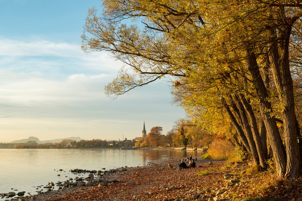 Herbststimmung am Seeufer | Herbststimmung am Seeufer des Mettnauparks - Realisiert mit Pictrs.com