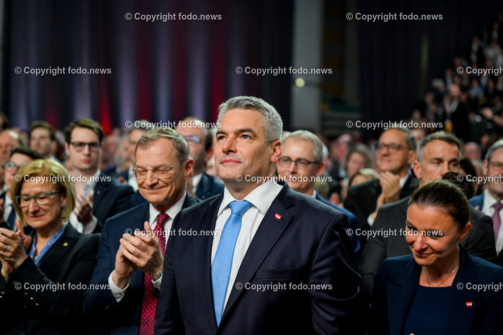 Der Oesterreichplan_ OeVP_ Wels_ 26.01.2024-119 | 26.01.2024, Wels, AUT, ÖVP, Der Österreichplan, im Bild BK Karl Nehammer (VP, Bundeskanzler)