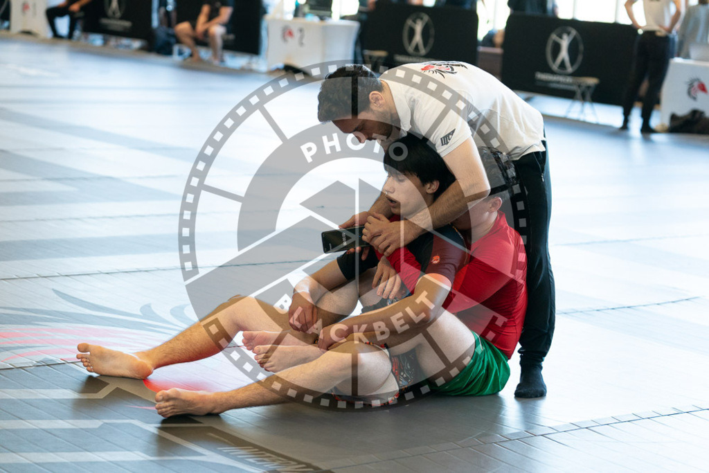 20250329PBB2738 | Fighters compete during the International Luta Livre (ILLCS) Germany IX Spring 2025 Competition spring on March 29, 2025 in Hannover, Germany.© Chiara Dazi