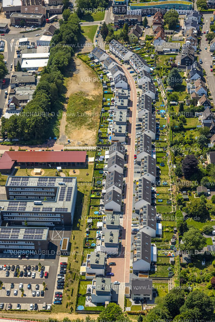 Schwelm230708913 | Luftbild, Reihenhaus Wohnsiedlung Gustav-Heinemann-Straße, Loh, Schwelm, Ruhrgebiet, Nordrhein-Westfalen, Deutschland