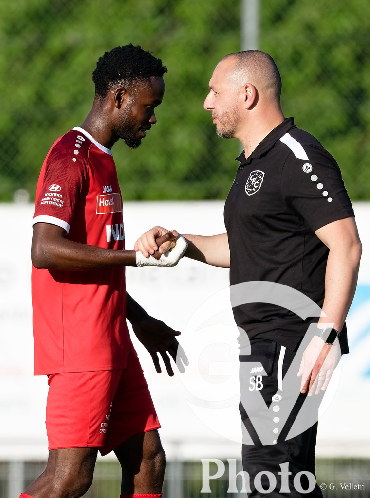Lancy FC  v Servette FC M-21  - 1ere ligue Classic  | Geneva, Switzerland - April 25 : during the 1ere ligue Classic  match between Lancy FC  and Servette FC M-21  at Stade de Marignac on April 25 , 2026 in Geneva, Switzerland.