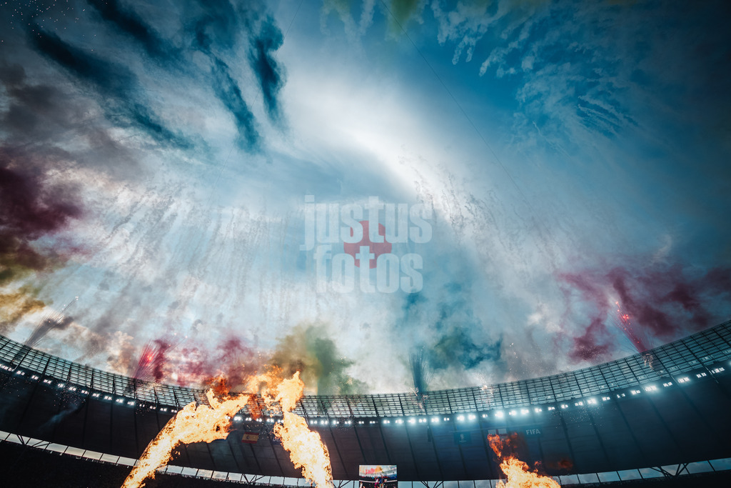 Fußball | Herren | UEFA-Fußball-Europameisterschaft 2024 | Finale | Spanien vs. England | 14.07.2024 | Feuerwerk bei der Eröffnungsshow