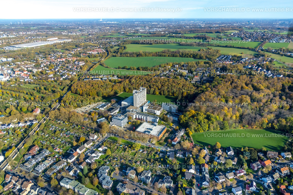 Bochum221100387 | Luftbild, Knappschaftskrankenhaus, Langendreer, Bochum, Ruhrgebiet, Nordrhein-Westfalen, Deutschland