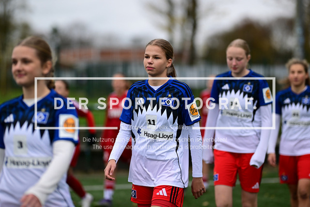 Fußball I Juniorinnen I Saison 2025-2026 I Regionalliga Nord I 7. Spieltag I Hamburger SV U17 - SpVg Aurich U17 I 03497 | Der Sportfotograf. - Realisiert mit Pictrs.com