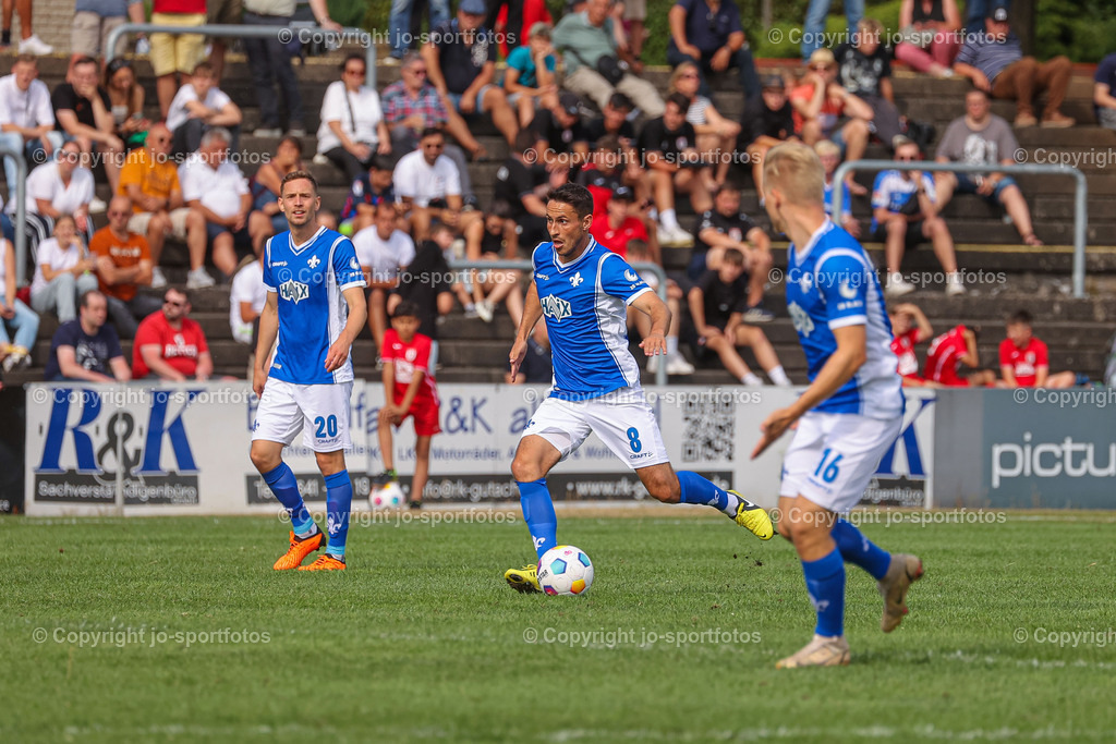 Giessen_Darmstadt (276) | 16.07.2023; Testspiel; Waldstadion Gießen; FC Gießen - SV Darmstadt 98; Ergebnis: 2:0 (0:0)