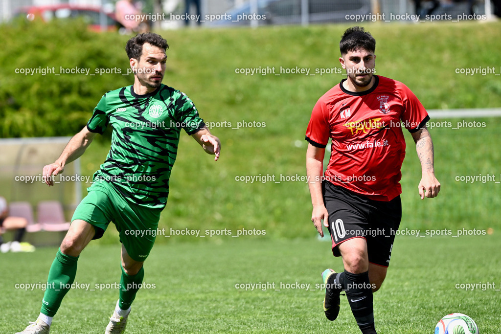 SC Landskron vs. SV Falle Maria Gail | #2 David Gräfischer SC Landskron, #10 Ivan Krnjic SV Maria Gail, SC Landskron vs. SV Falle Maria Gail, SC Landskron vs. SV Falle Maria Gail am 17.05.2026 in Villach (Sportanlage Landskron), Austria, (Photo by Bernd Stefan)