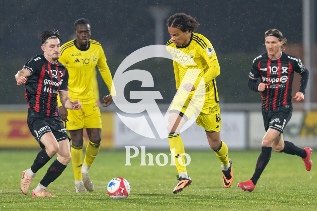 dieci Challenge League - FC Stade Nyonnais v Neuchatel Xamax FCS |  during the dieci Challenge League match between FC Stade Nyonnais and Neuchatel Xamax FCS at Centre sportif de Colovray in Nyon, Switzerland