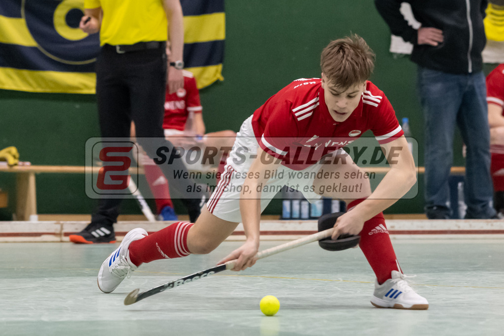 SFE_20230305_0054 | Deutsche Meisterschaft Männliche U16 Halle 2023 am 05.03.2023 in Köln (KTHC Stadion Rot-Weiss Köln Tennis and Hockey Club), Photo: Stephan Fehrmann 2022 (Sports-Gallery)