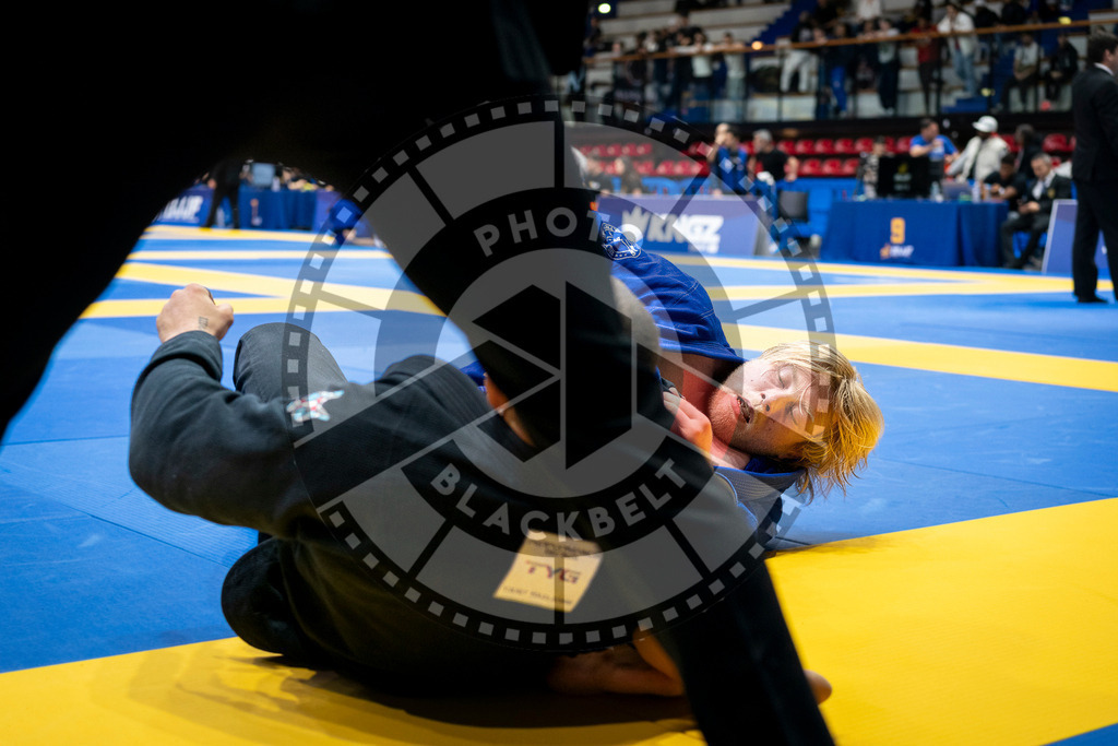 20240126PBB0172 | Fighters compete during the Brazilian Jiu-Jitsu European Championship of the IBJJF in Paris, France, on January 26, 2024.