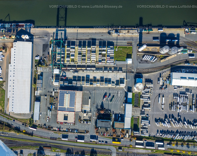 Hamm241015451 | Luftbild, Hammer Hafen am Datteln-Hamm-Kanal, Firma Lanfer Logistik, Maxi Terminal, Hafenstraße, Verladung von Flüssigkeits Containern, Hamm, Ruhrgebiet, Nordrhein-Westfalen, Deutschland