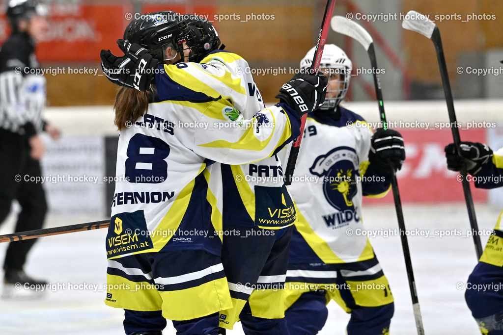 Wildcats Paternion vs. Lady Hawks  | Jubel Wildcats Paternion Mannschaft, Wildcats Paternion vs. Lady Hawks , Wildcats Paternion vs. Lady Hawks  am 27.01.2025 in Spittal an der Drau (Eissportzentrum Spittal), Austria, (Photo by Bernd Stefan)
