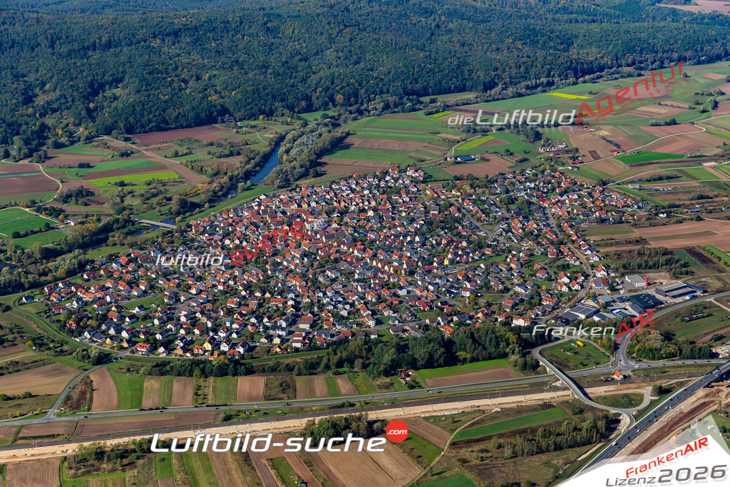 Das Luftbild der Stadt Kemmern wurde 2019 vom Flugzeug heraus erstellt (keine Drohne) Aufnahmehöhe ca.400 Meter- hohe Auflösung- beste Druck-Qualität garantiert!