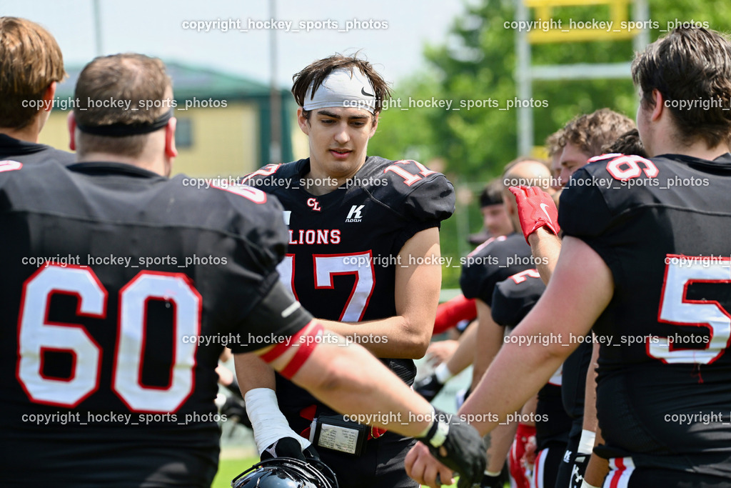 Carinthian Lions vs. Cineplexx Blue Devils | #17 Djurovic Danilo Carinthian Lion, Carinthian Lions vs. Cineplexx Blue Devils, Carinthian Lions vs. Cineplexx Blue Devils am 09.06.2025 in Klagenfurt (ASV Sportplatz), Austria, (Photo by Bernd Stefan)