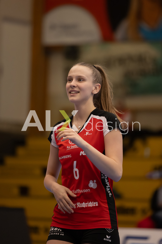 Volleyball I Frauen I Saison 2025-2026 I Volleyball NLA | Women I Round 16 I VC Kanti Schaffhausen - Viteos NUC I 31.01.2026 | 6 Nina Cavka (CH) (VC Kanti Schaffhausen) – Aussen - Realisiert mit Pictrs.com