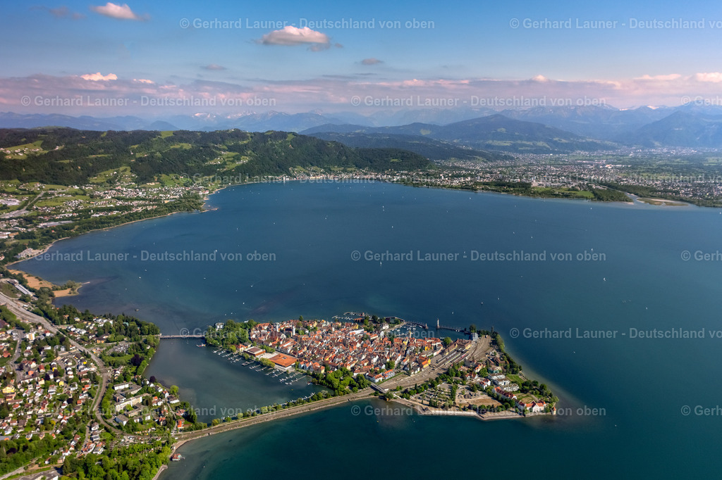 4028080 | Blick über Lindau am Bodensee in Richtung Südosten