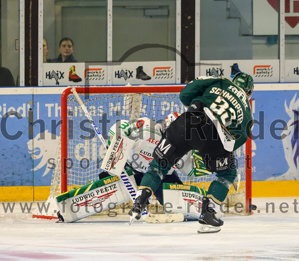 2025-09-21_028_TSV_Erding_gegen_Hoechstadter_Alligators | Erding, Deutschland, 21.09.2025:Eishockey, Oberliga Süd 2025 / 2026, 2. Spieltag, TSV Erding gegen Höchstadter Alligators, Endergebnis: 3:4Foto: Christian Riedel / fotografie-riedel.net