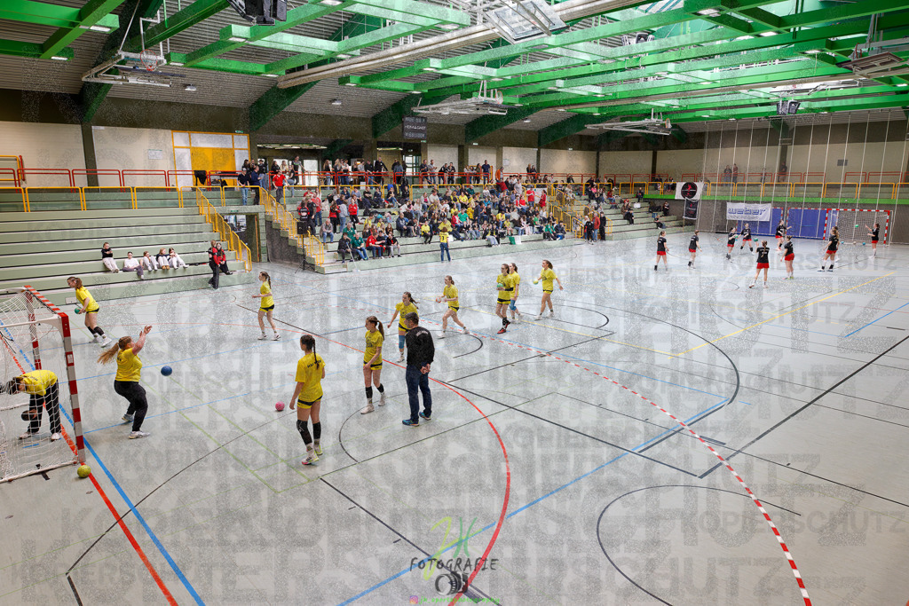 Hessenmeisterschaft wJC - Finale; HSG Kleenheim - HSG Weiterstadt/ Braunsh.Worf. | Hessenmeisterschaft wJC - Finale; HSG Kleenheim - HSG Weiterstadt/ Braunsh.Worf. am 22.03.2025 in Biedenkopf (Sporthalle Lahntalschule)Photo © 2025 - Jörg Heinrich - Realisiert mit Pictrs.com