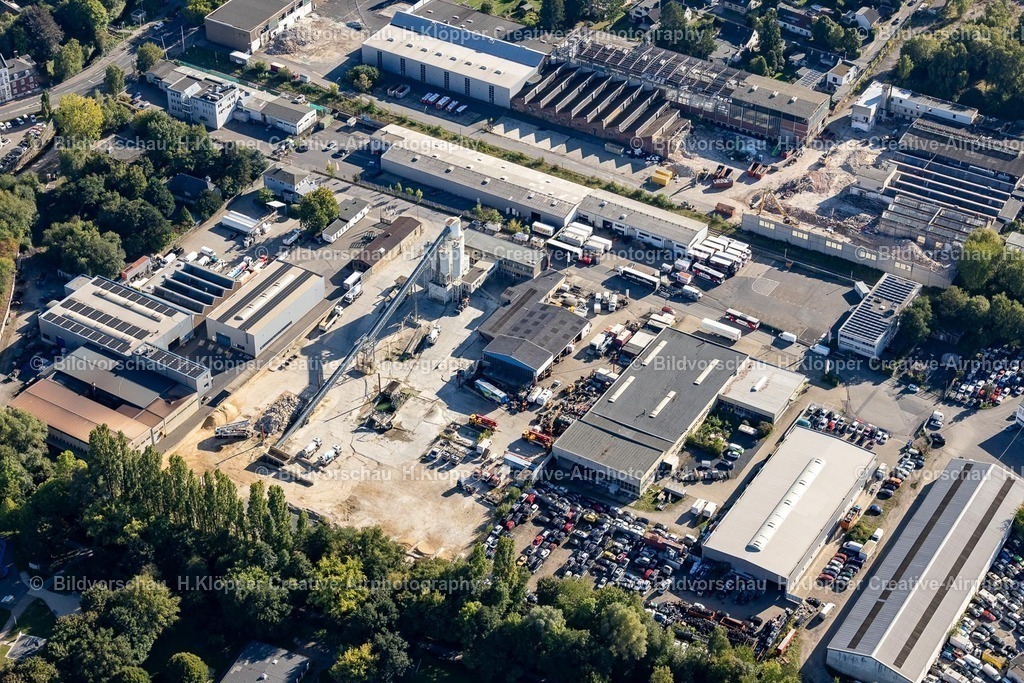 Lufbilder Aachen-5998 | Industrie- und Gewerbegebiet an der Straße Wurmbenden in Aachen - Realisiert mit Pictrs.com